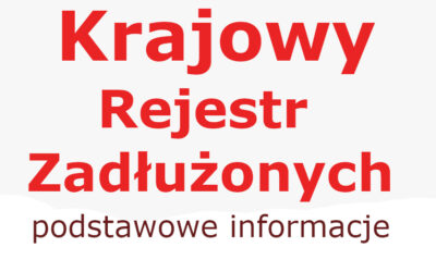 KRAJOWY REJESTR ZADŁUŻONYCH od 1 grudnia 2021